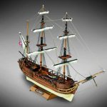 Kit de construit corabie din lemn H.M.S. Beagle scara 1:121