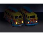 Minimasina RC cu telecomanda VW T1 Bus Flower Power, Lumina LED,  2.4Ghz, Lungime 4 cm, Scara 1:87, 8+ - imagine 7