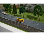 Minimasina RC cu telecomanda VW T1 Bus Flower Power, Lumina LED,  2.4Ghz, Lungime 4 cm, Scara 1:87, 8+ - imagine 10