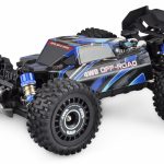 Masina RC cu telecomanda HyperGo Buggy, 62Km/h, Tractiune 4x4, Lungime: 27cm, Scara 1:16, 2.4Ghz, 3 canale, Directie proportionala, Angrenaje metal, RTR, 14 +