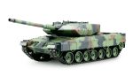 Tanc RC cu telecomanda Leopard 2A6, Lungime 69 cm, Scara 1:16, 2.4Ghz, functie de tragere ,sunet, fum si infrarosu, 14+