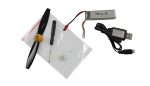 Avion RC cu telecomanda SKYLARK, Gyroscop care stabilizeaza zborul, Lungime 46 cm, Anvergura 65 cm, 2.4Ghz, 5 canale, Flip 360, RTF, 14+ - imagine 8