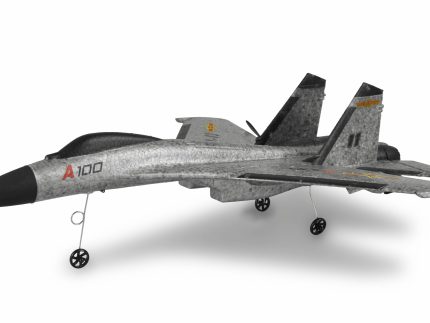 Avion RC cu telecomanda J-1, Gyroscop care stabilizeaza zborul, Lungime 42 cm, Anvergura 33.5cm, 2,4GHz, 3 canale, RTF, 14+