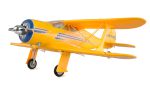 Avion RC cu telecomanda Beech D17S Biplan, Gyroscop care stabilizeaza zborul, Lungime 48.7 cm, Anvergura 55 cm, 2,4GHz, 8 canale, 2.4 Ghz, RTF, Lumina LED, 14+