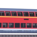 Vagon de calatori supraetajat Cls.1/2, DB Regio , Epoca VI