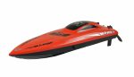Barca RC cu telecomanda Rapid Warrior, Lungime 42 cm, 2,4 GHz, Viteza 30 km/h, Raza 120m, Racire pe apa, RTR, 8+