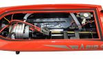 Barca RC cu telecomanda Rapid Warrior, Lungime 42 cm, 2,4 GHz, Viteza 30 km/h, Raza 120m, Racire pe apa, RTR, 8+ - imagine 5