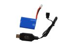 Barca RC cu telecomanda Blue Barracuda V3, Lungime 35 cm, 2,4 GHz, Viteza 25 km/h, Raza 150m, LED, Racire pe apa, RTR, 8+ - imagine 7