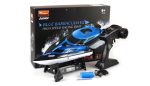 Barca RC cu telecomanda Blue Barracuda V3, Lungime 35 cm, 2,4 GHz, Viteza 25 km/h, Raza 150m, LED, Racire pe apa, RTR, 8+ - imagine 6