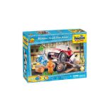 Set constructie Pinguinii din Madagascar - Monster truck spectacol cu flacari