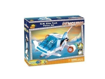 Set constructie Pinguinii din Madagascar - Avion "Forta de Elita NW"