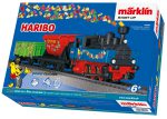 Start set trenulet electric Marklin "Haribo", locomotiva cu abur digitala si 2 vagoane, un vagon basculant și un vagon de marfă în design colorat Haribo, circuit sina, Sistem AC, Start-up, 6+ - imagine 4