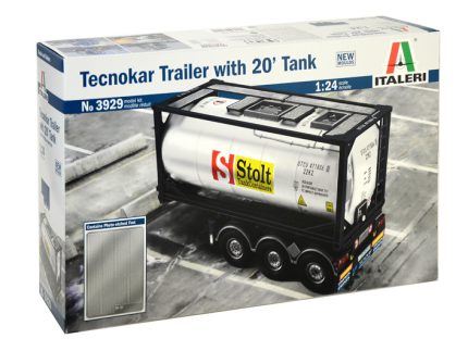 Kit de construit semiremorca Tecnokar cu container 20 ' 1:24