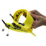 Avion RC cu telecomanda Piper J3 Cub, Gyroscop care stabilizeaza zborul, Lungime 25.5 cm, Anvergura aripi 31 cm, 2,4Ghz, 2 canale, RTF, 14+ - imagine 7