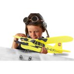Avion RC cu telecomanda Piper J3 Cub, Gyroscop care stabilizeaza zborul, Lungime 25.5 cm, Anvergura aripi 31 cm, 2,4Ghz, 2 canale, RTF, 14+ - imagine 8