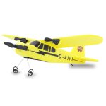 Avion RC cu telecomanda Piper J3 Cub, Gyroscop care stabilizeaza zborul, Lungime 25.5 cm, Anvergura aripi 31 cm, 2,4Ghz, 2 canale, RTF, 14+ - imagine 4