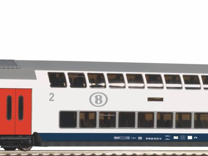 Start set trenulet electric PIKO digital "Tren de calatori",cu locomotivă electrică Clasa 186 si 2 vagoane de calatori ,SNCB, Epoca VI, Controler Wlan