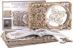 Puzzle 3D Mecanic Wooden City, Pictura Mecanica,275 piese, dimensiuni 34.7 cm x 23.1 cm x 6.2 cm. - imagine 3