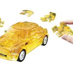 Kit de construit Mini Cooper, transparent 1:32 Puzzle Fun 3D