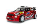 Kit de construit auto MINI Countryman WRC 1:32, vopsea, pensule si adeziv incluse - imagine 2