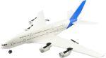 Avion RC cu telecomanda AM38 Pasageri, Gyroscop care stabilizeaza zborul, Lungime 49 cm, Anvergura 51.5 cm, 2,4GHz, 3 canale, Flip 360, RTF, 14+