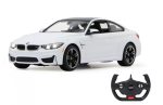 Masina RC cu telecomanda BMW M4 Coupe, Lungime 33 cm, Scara 1:14, 2.4Ghz, Lumina LED fata/spate, 6+