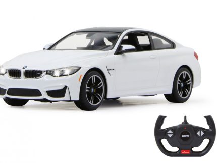 Masina RC cu telecomanda BMW M4 Coupe, Lungime 33 cm, Scara 1:14, 2.4Ghz, Lumina LED fata/spate, 6+