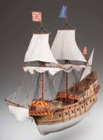 Kit corabie din lemn, SAN MARTIN 1:72 - imagine 3
