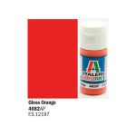 Vopsea acrilica pe baza de apa, Portocaliu Lucios, 20 ml