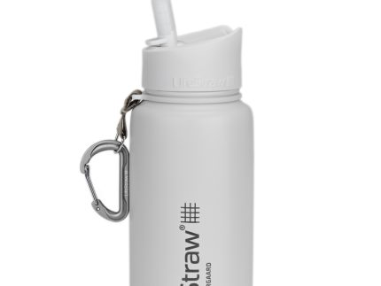 Filtru apa Lifestraw Go cu termos alb de 0.7 l