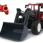 Tractor RC cu telecomanda Lindner Geotrack, Lungime 42.5 cm, Scara 1:16, cupa de incarcator, 2.4 Ghz, 6+