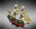 Kit de construit corabie din lemn Black Queen scara 1:135