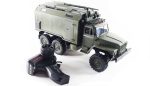 Camion RC cu telecomanda, militar Ural B36, Lungime 42 cm, Scara 1:16, 6WD, 2.4GHz, RTR, 8+
